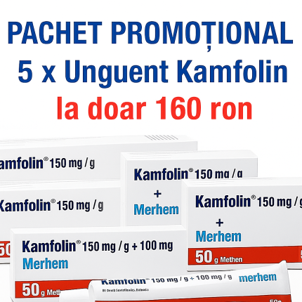 kamfolin unguent 5 pachet promotional